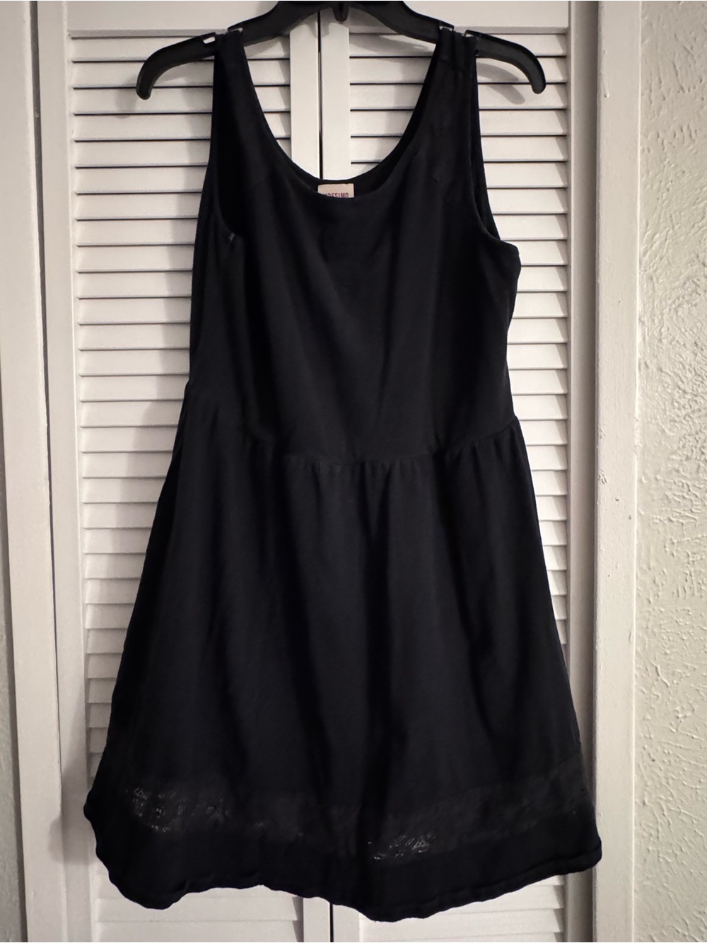 Mossimo Supply Co. Black Sleeveless A-Line Dress